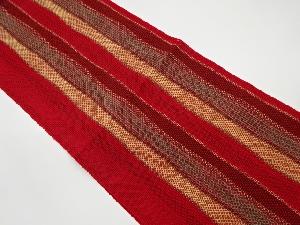 リサイクル　縞模様織出し名古屋帯